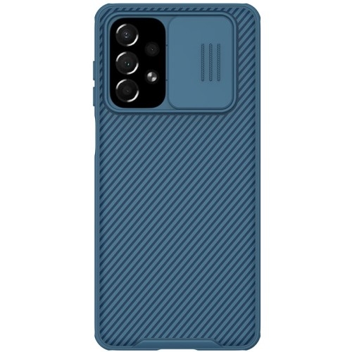 Image of Etui Nillkin CamShield Galaxy A73 5G, niebieskie