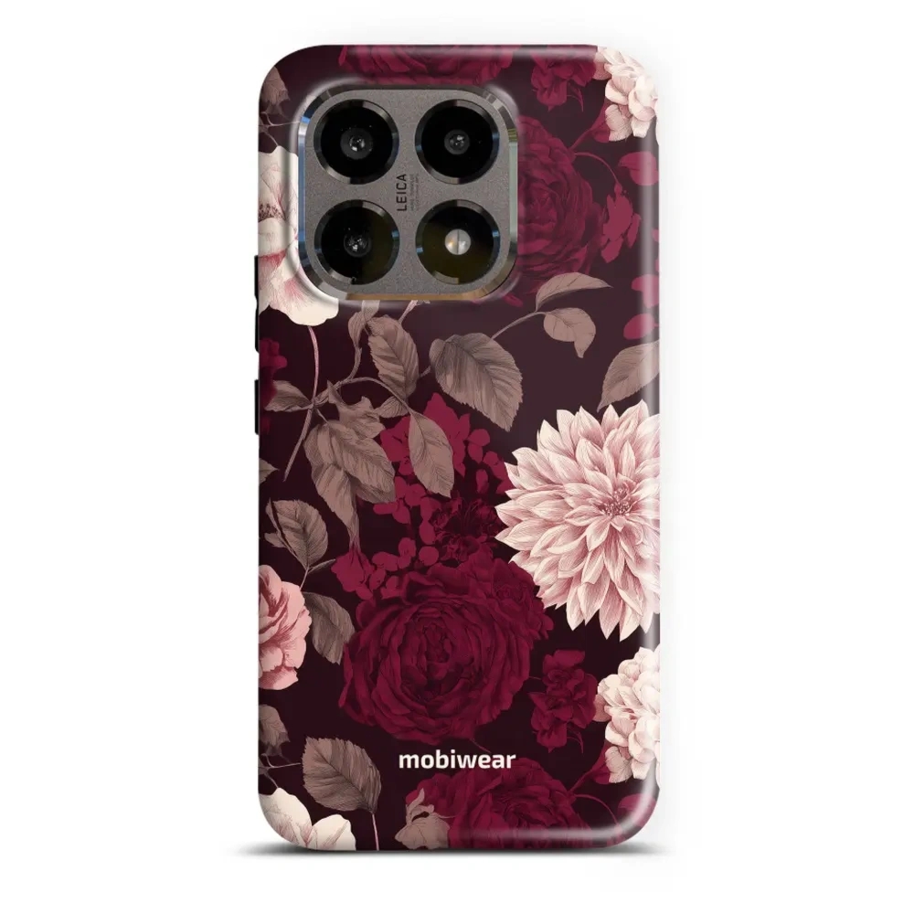 Etui ochronne do Xiaomi 15T, Mobiwear Elite Pro, wino i dalie