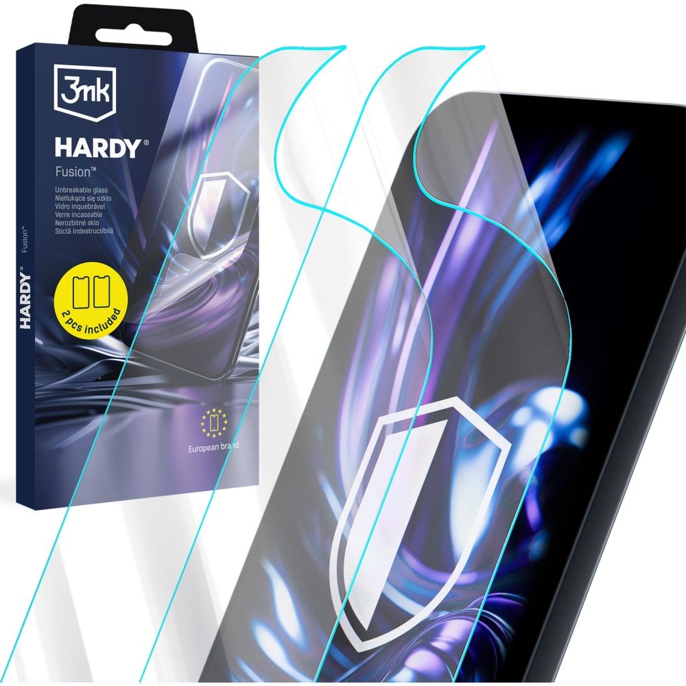 Szkło hybrydowe, 3mk Hardy Fusion do Motorola Moto G86 5G / G86 Power 5G, 2 szt