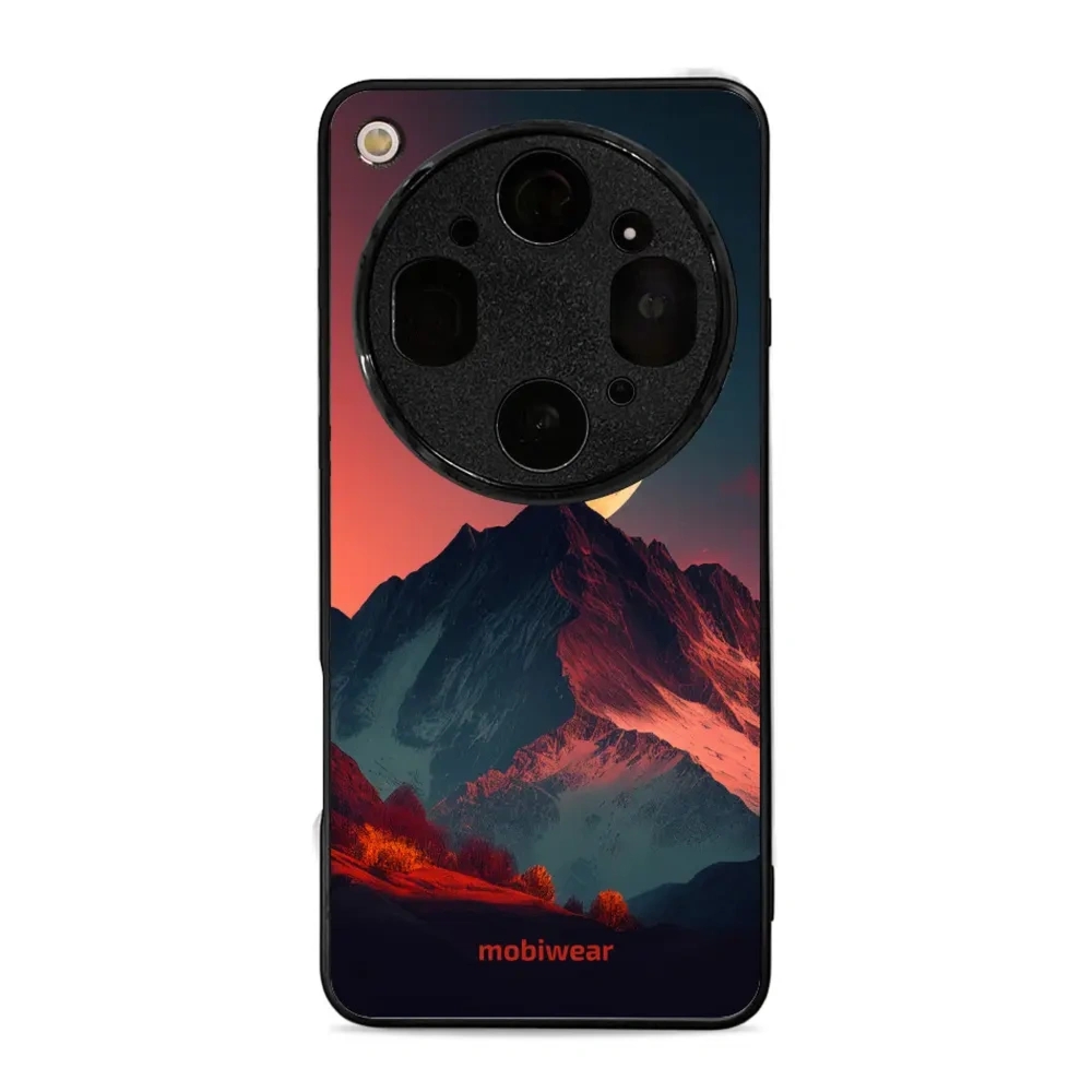 Etui ochronne do Oppo Find X9 Ultra, Mobiwear Glossy Case, górski zmierzch