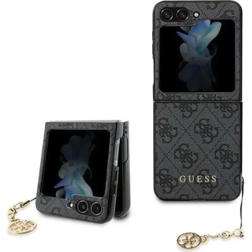 Image of Etui Guess 4G Charms Collection do Galaxy Z Flip 5, szare