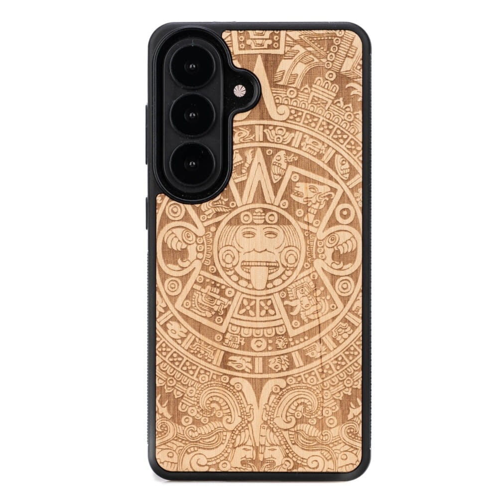 Drewniane etui do Galaxy S26, Bewood Kalendarz Aztecki Aniegre
