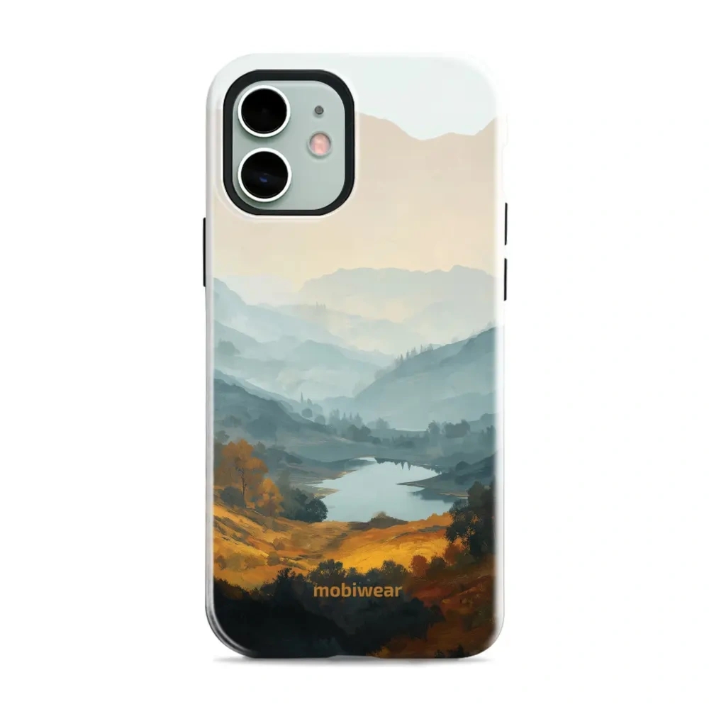 Etui ochronne do iPhone 12, Mobiwear Elite Pro MagSafe, jezioro w dolinie