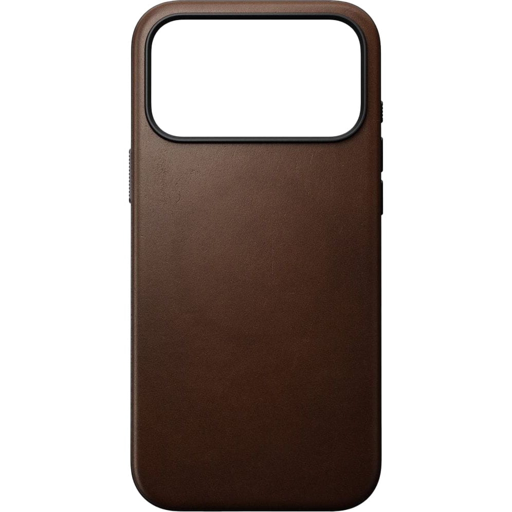 Etui z naturalnej skóry do iPhone 17 Pro Max, Nomad Modern Leather Case do MagSafe, brązowe