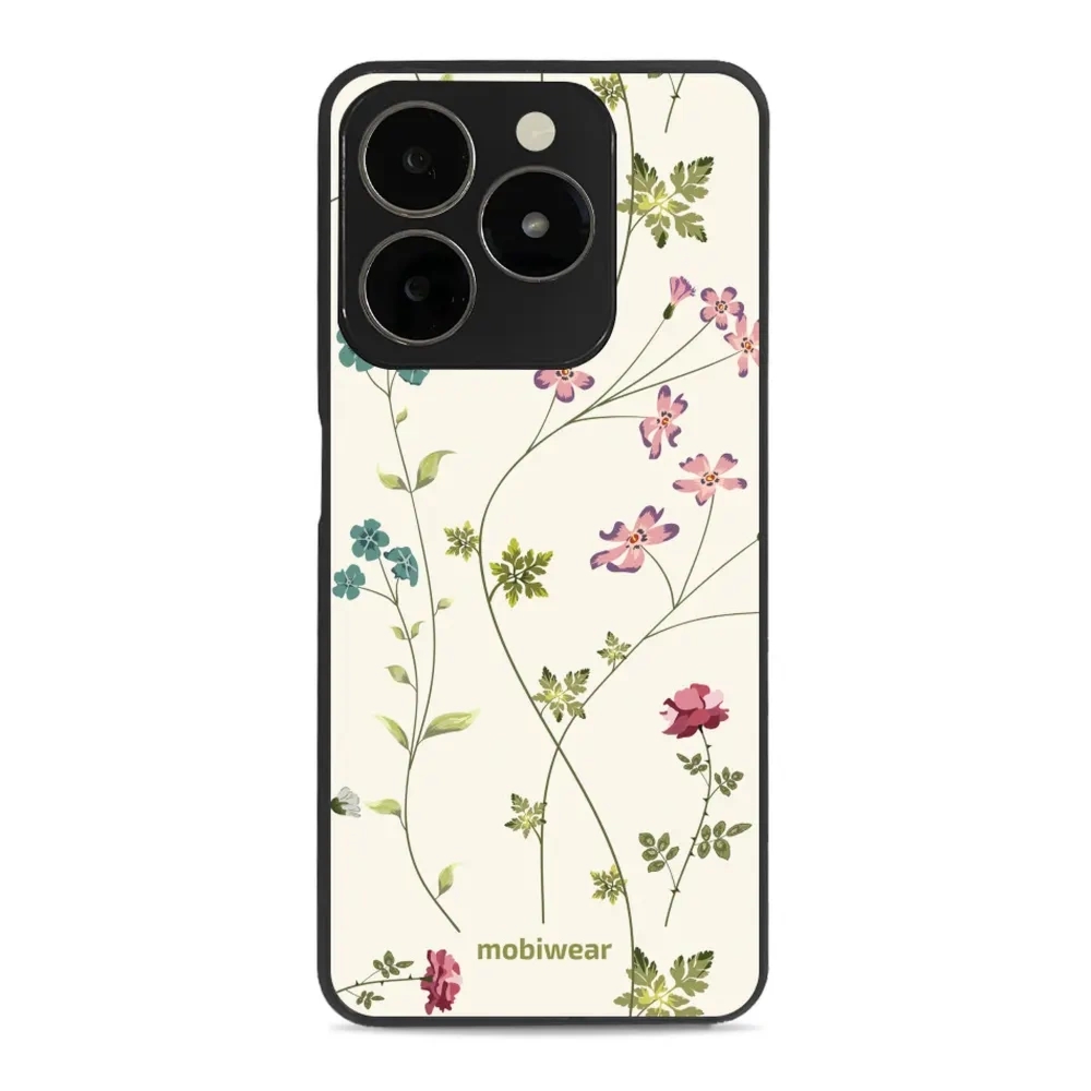 Etui ochronne do Realme C63 4G, Mobiwear Glossy Case, sielski kwiat