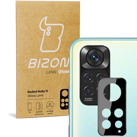 Image of Szkło na aparat Bizon Glass Lens dla Xiaomi Redmi Note 11 , 2 sztuki