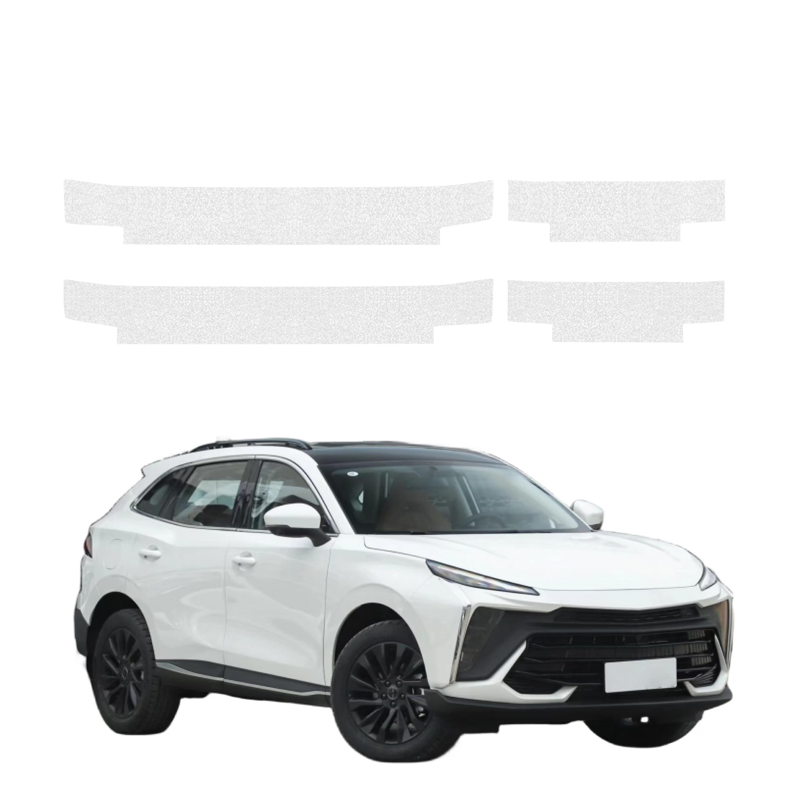 4w1 Bezbarwna powłoka techniczna Grizz Protector na progi Forthing T5 Evo (2024-2026)