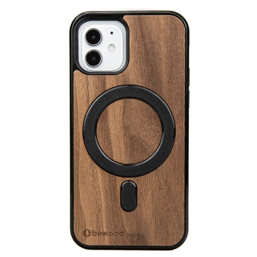 Image of Drewniane etui do iPhone 12 Pro / 12, Bewood Orzech Amerykański MagSafe