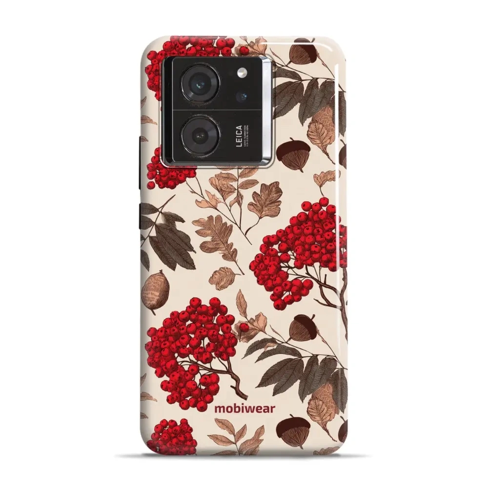 Etui ochronne do Xiaomi 13T, Mobiwear Elite Pro, jarzębina na ecru