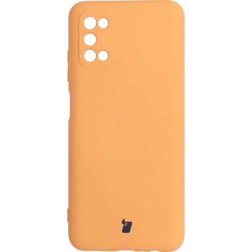 Image of Etui Bizon Case Silicone do Galaxy A03S, pomarańczowe