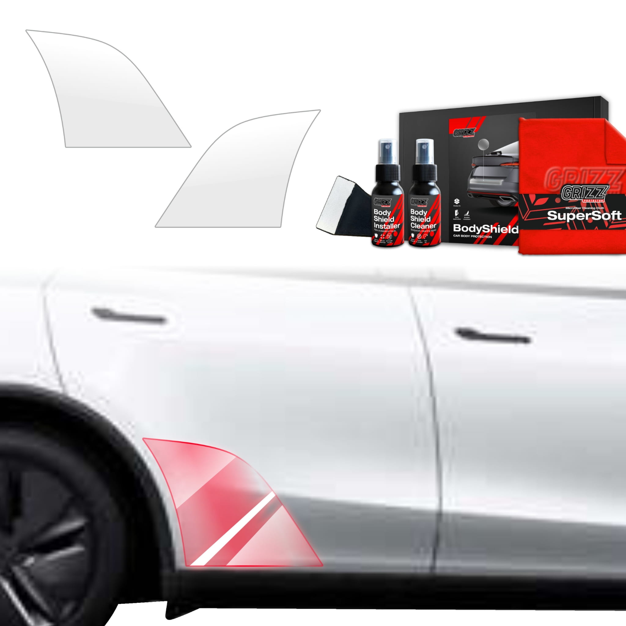 2w1 Folia ochronna na nadkola Grizz Protector do Tesla Model Y Juniper (2024-2025)