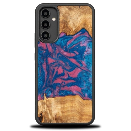 Image of Drewniane etui do Galaxy A34 5G, Bewood Unique Neons Vegas