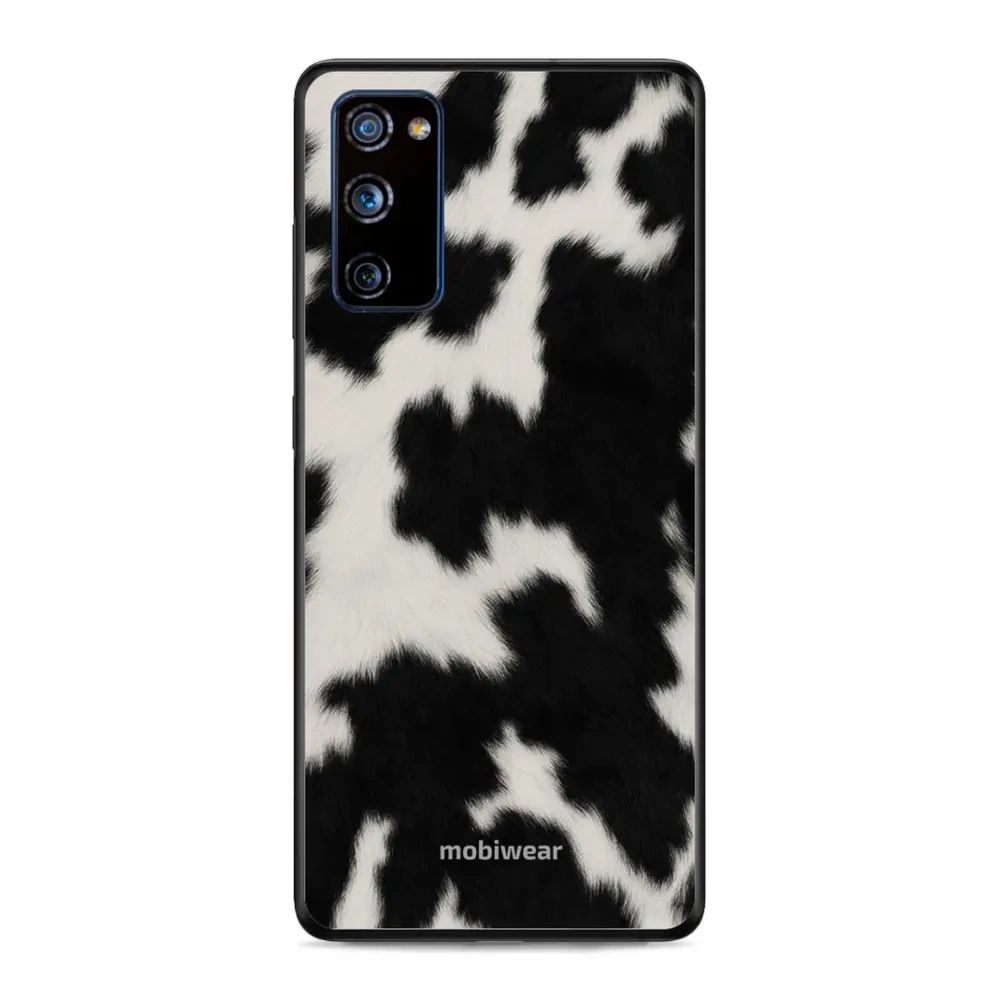 Etui ochronne do Galaxy S20 FE, Mobiwear Glossy Case, krowie futerko