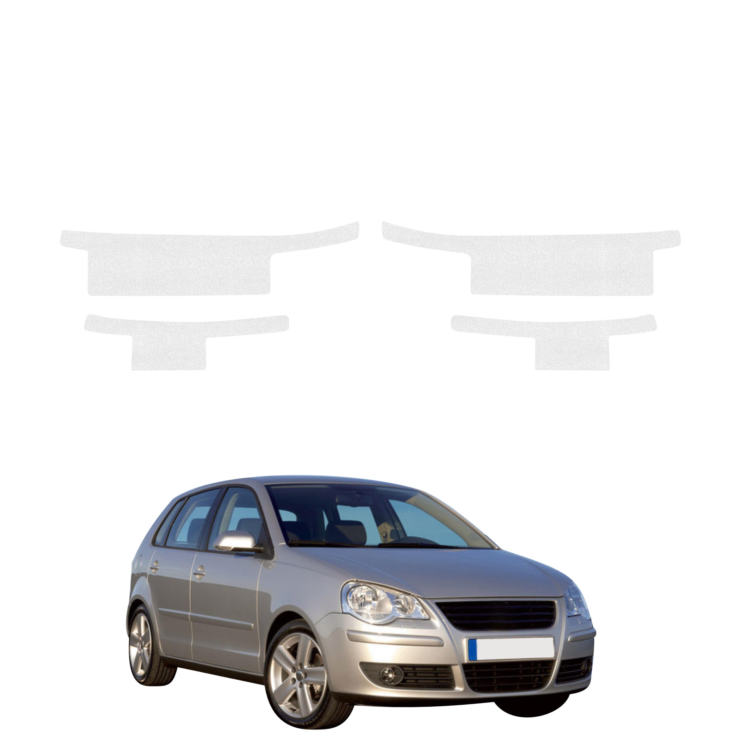 4w1 Bezbarwna powłoka techniczna Grizz Protector na progi Volkswagen Polo Hatchback 5D (2001-2009)