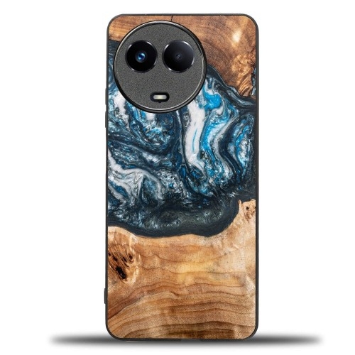 Image of Drewniane etui do Realme 11 5G, Bewood Unique Planets Ziemia