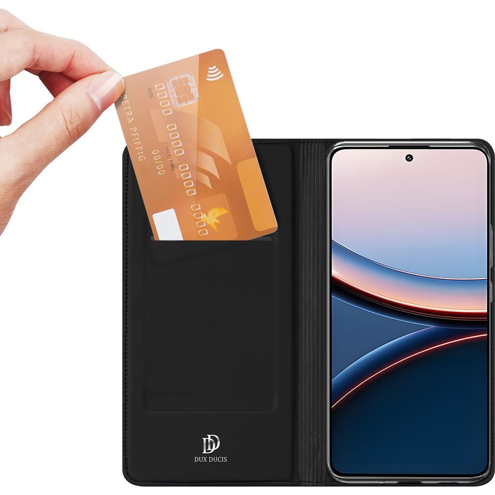Image of Etui z klapką Dux Ducis Skin Pro do Xiaomi POCO F7 Ultra, czarne