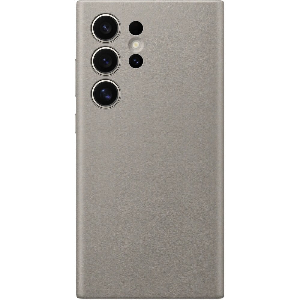 Image of OUTLET: Etui Samsung Vegan Leather Cover do Galaxy S24 Ultra, beżowe