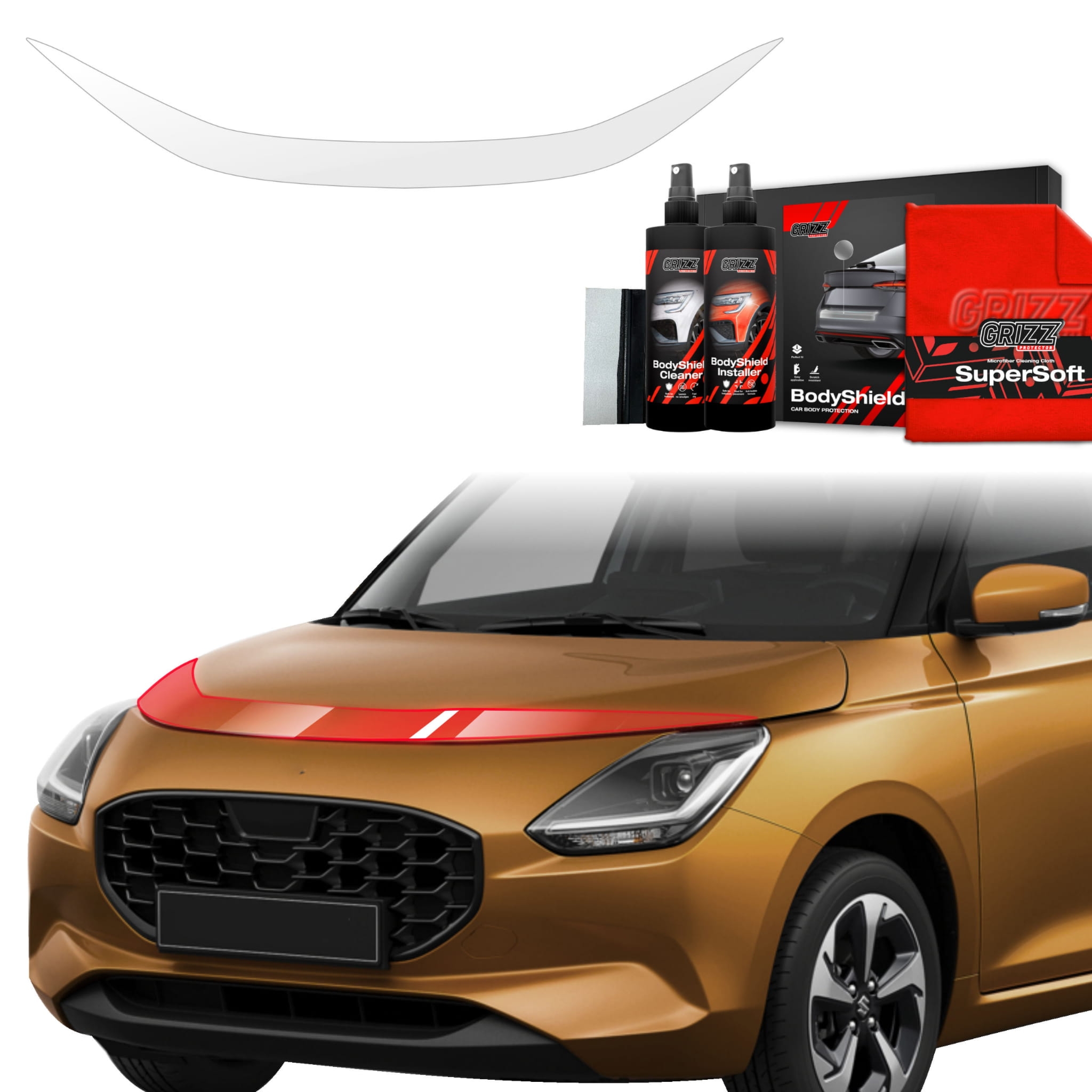 Folia ochronna Grizz Protector na maskę do Suzuki Swift (2024-2026)