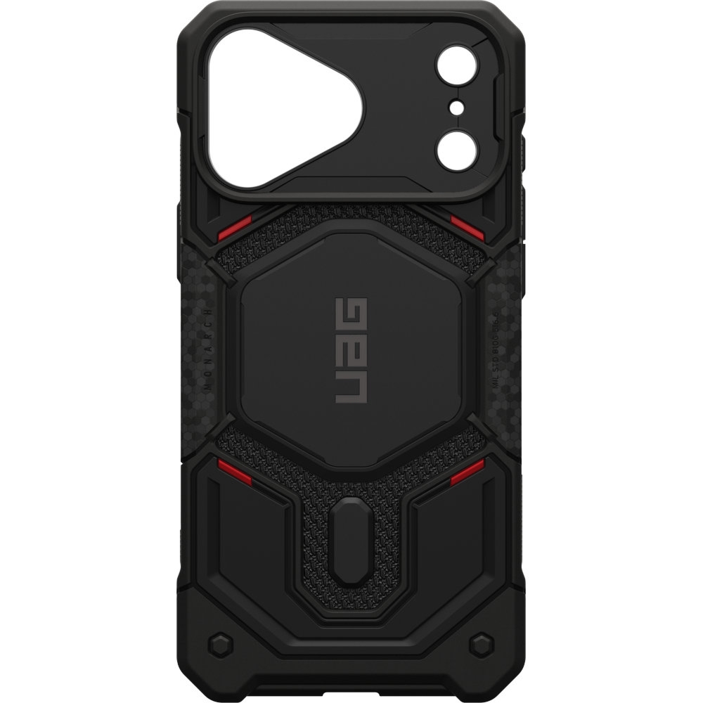Etui pancerne UAG Monarch Pro Kevlar do MagSafe do iPhone 18 Pro Max / 17 Pro Max, czarne z kevlarem