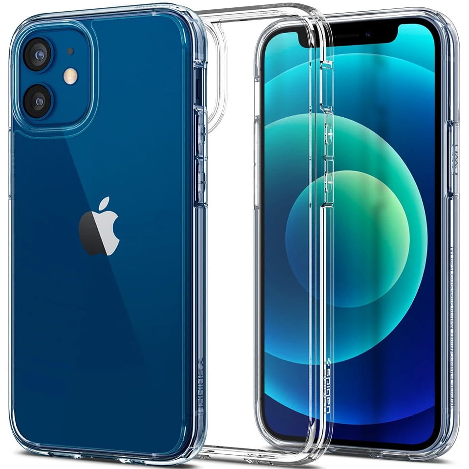 Image of Etui Spigen Ultra Hybrid iPhone 12 Mini, przezroczyste