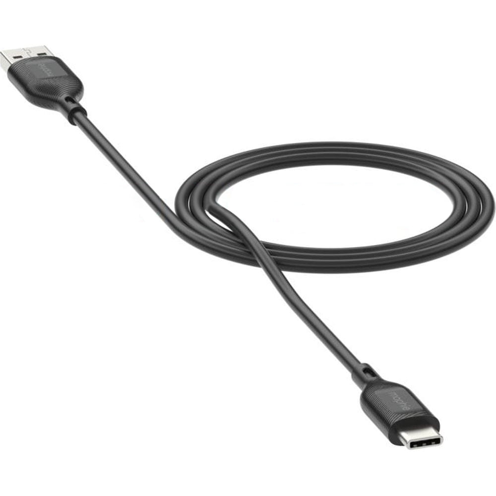 Image of Kabel Mophie Charge Essentials USB-A do USB-C, 15 W, 1 m, czarny