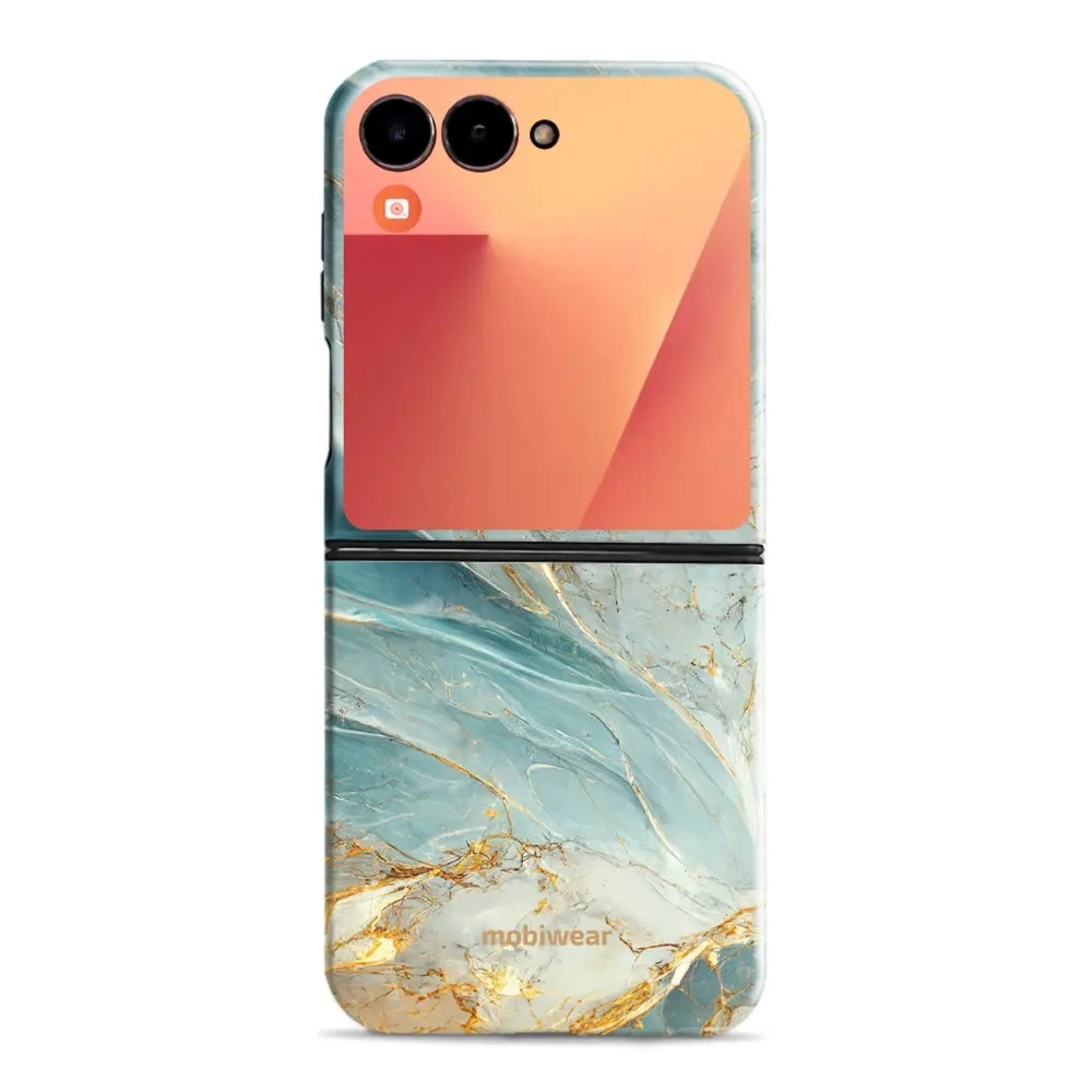 Etui ochronne do Galaxy Z Flip7, Mobiwear Elite Pro, żyła lazuru