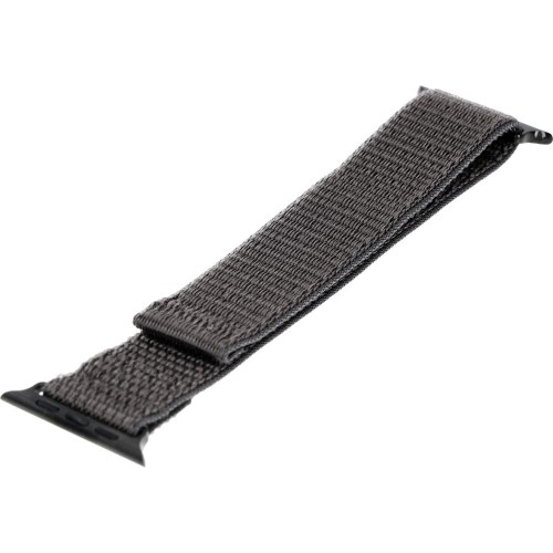 Image of Nylonowy pasek Fixed Nylon Sporty Strap do Apple Watch 38/40/41/42 mm, ciemnoszary