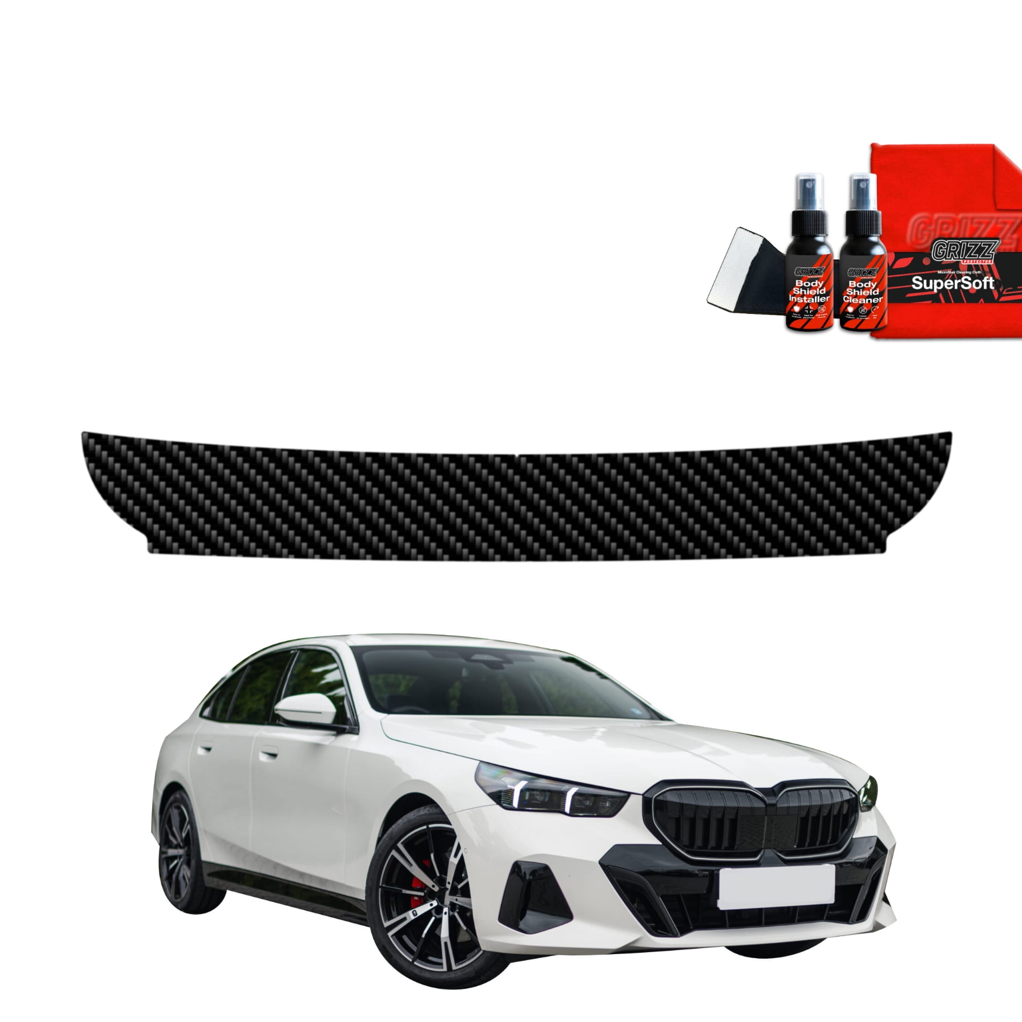 Folia karbonowa Grizz Protector na próg bagażnika do BMW 5 Kombi G60 520d (2024-2026)