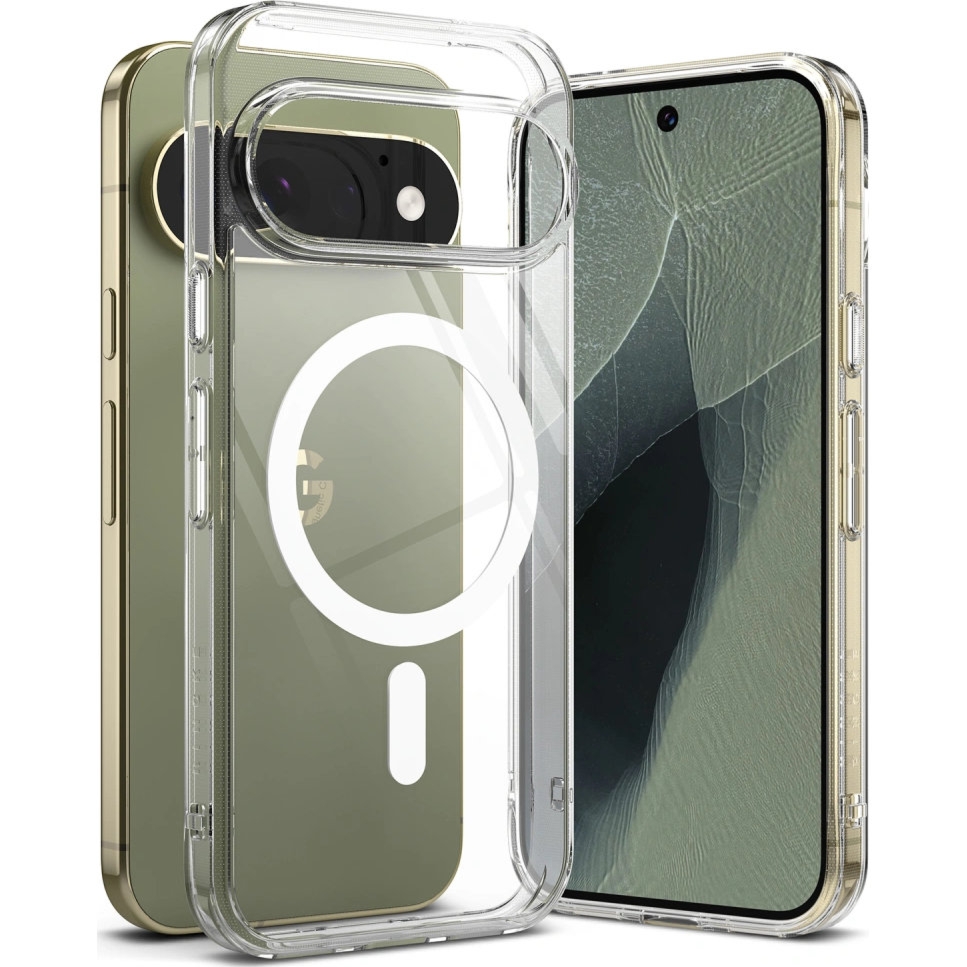 Etui Ringke Fusion Magnetic do MagSafe do Google Pixel 11 Pro, przezroczysto-białe