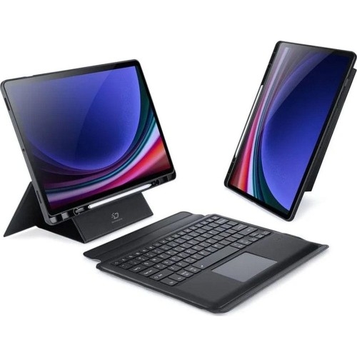 Image of Etui z klawiaturą Bluetooth Dux Ducis (DK Series) do Galaxy Tab S10 Plus / S9 Plus / S9 FE Plus, czarne