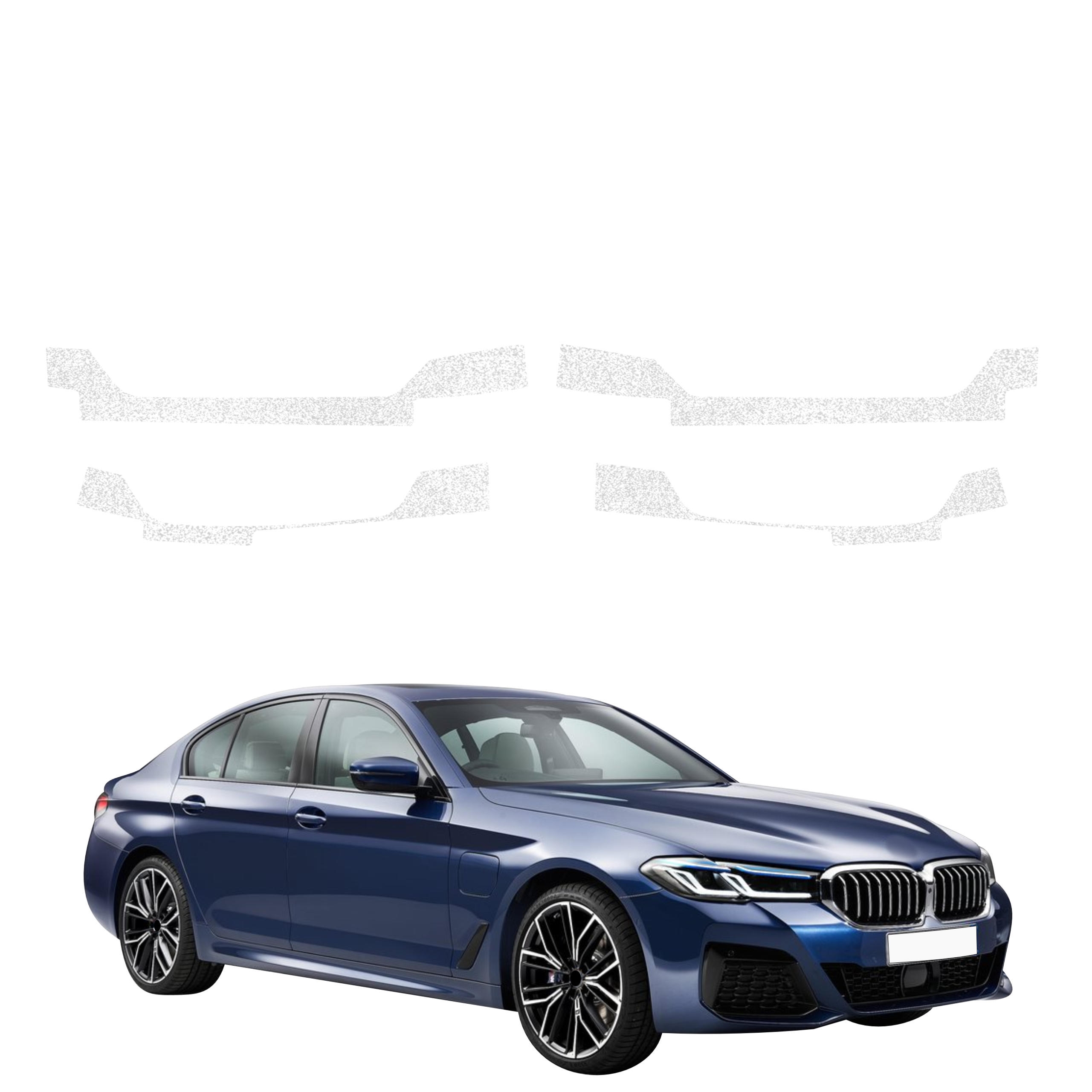 4w1 Biała powłoka techniczna Grizz Protector na progi BMW 5 G30 Sedan (2023-2026)