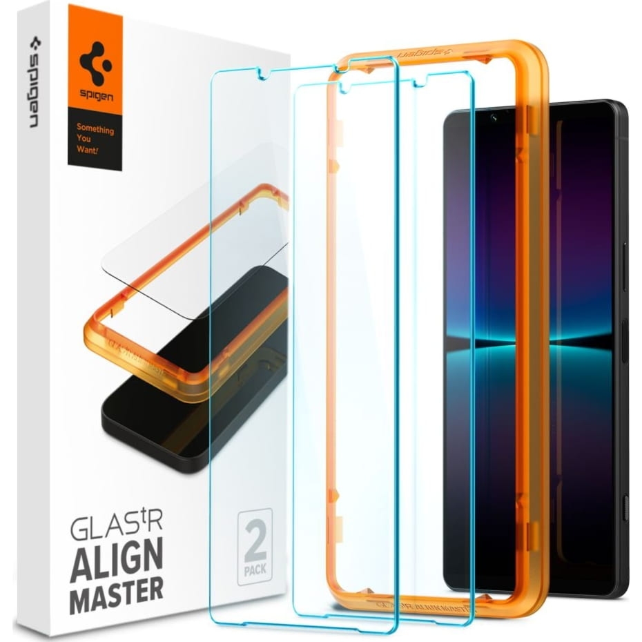 Szkło do etui Spigen Glas.tR AM 2-Pack do Sony Xperia 1 VII / Xperia 1 VI