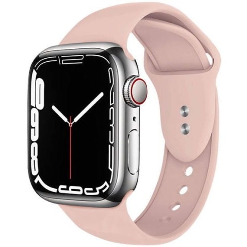 Image of Pasek Crong Sport Liquid Band do Apple Watch 49/45/44/42 mm, piaskowy róż