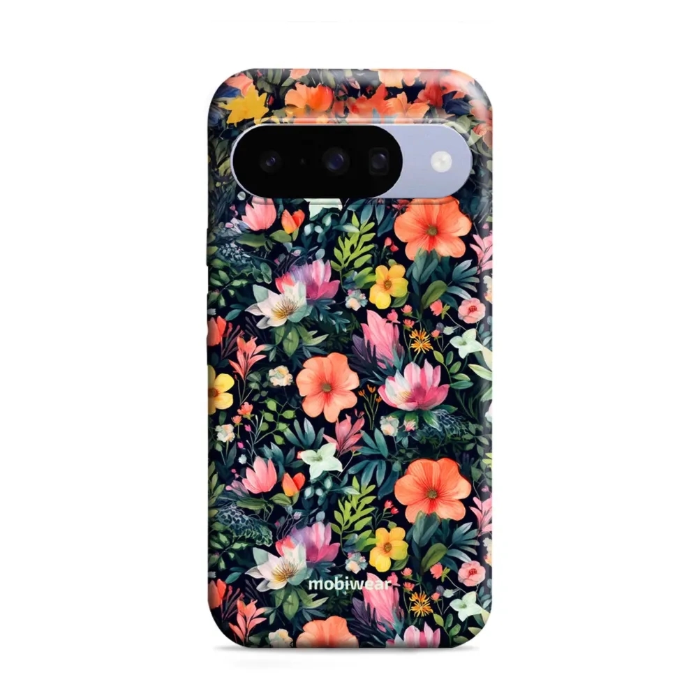 Etui ochronne do Google Pixel 10, Mobiwear Elite Pro, kolorowo-kwieciste