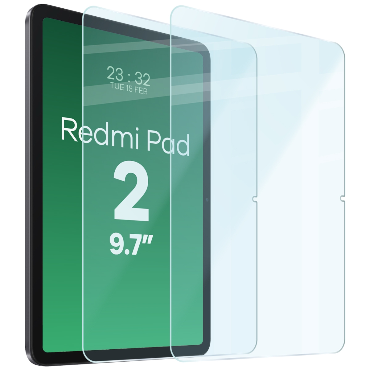 Szkło hartowane do tabletu Bizon Tab Glass Clear Duo do Xiaomi Redmi Pad 2 9.7″, 2 sztuki