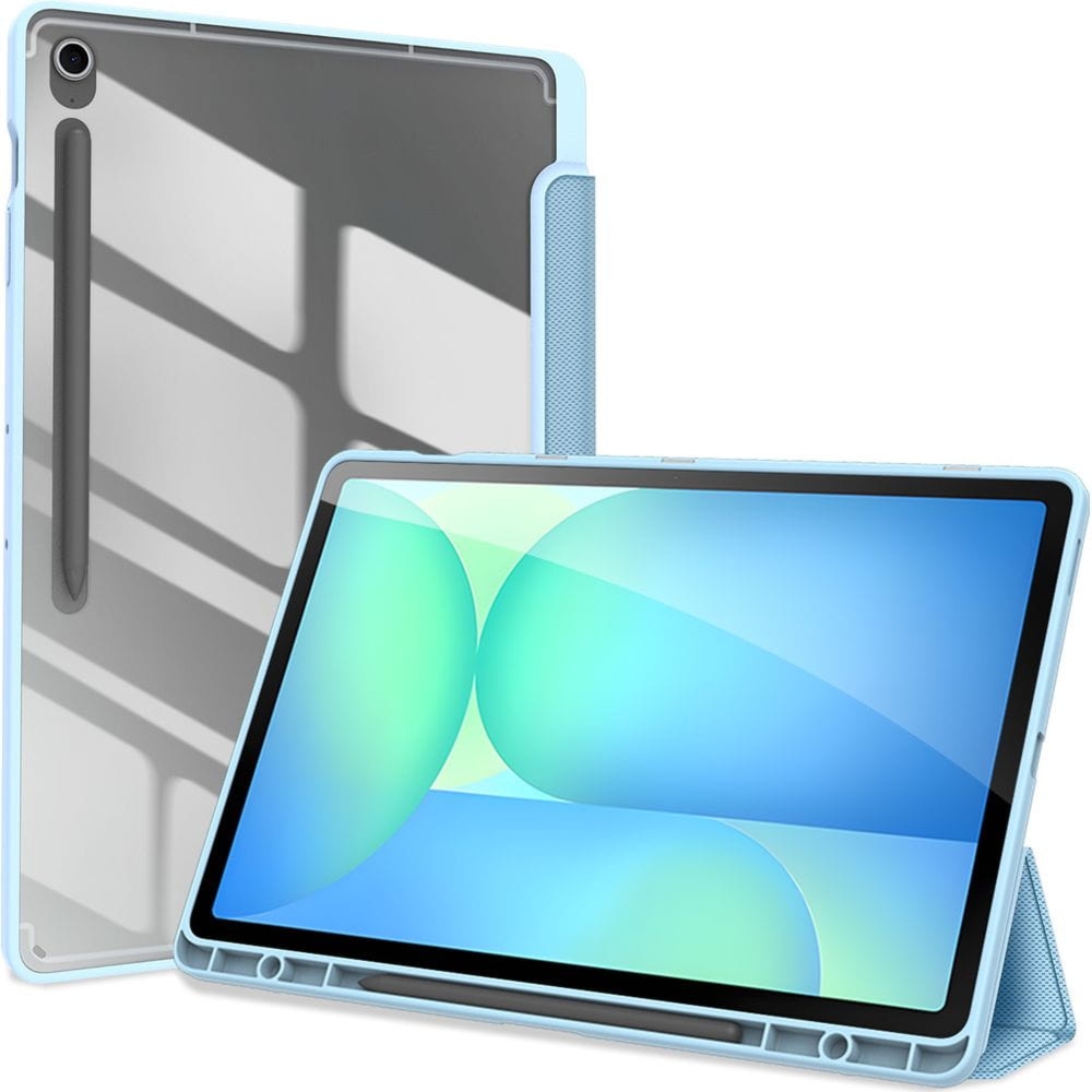 Etui z klapką Dux Ducis Toby do Galaxy Tab S10 FE Plus, niebieskie