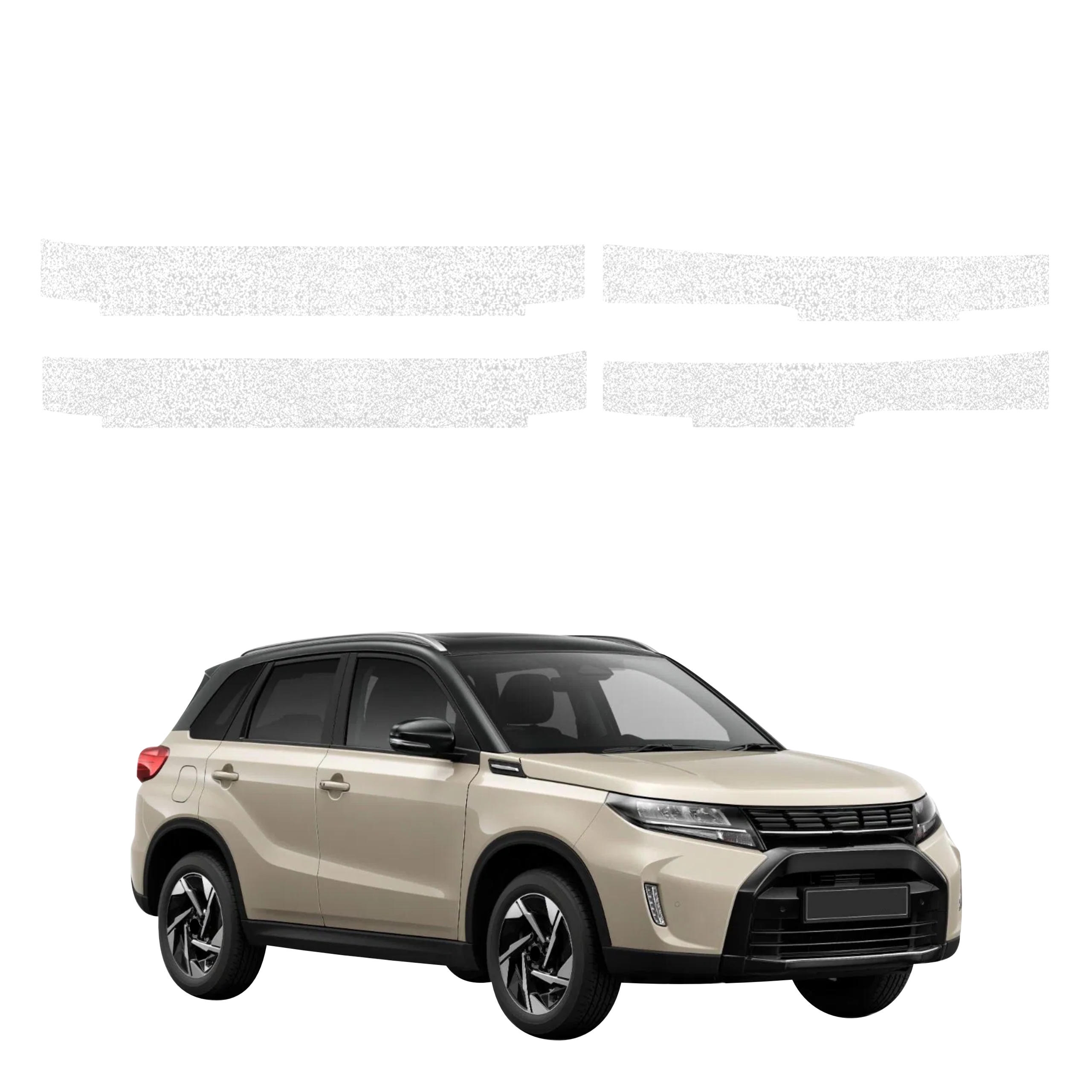 4w1 Biała powłoka techniczna Grizz Protector na progi Suzuki Vitara Facelift (2024-2026)