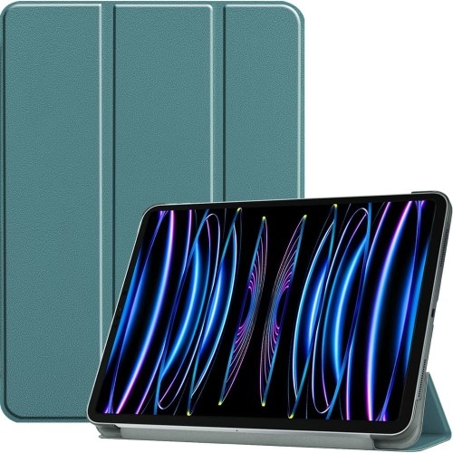 Image of Etui Bizon Case Tab Croc do Apple iPad Pro 11 2022/2021/2020/2018, ciemnozielone