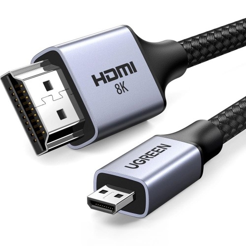 Image of Kabel Ugreen HD164 micro HDMI - HDMI 2.1, 8k 60Hz, 2m, szary