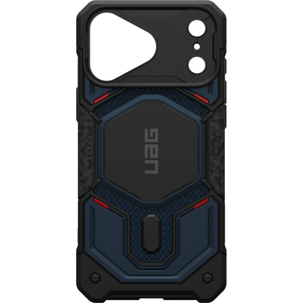 Etui pancerne UAG Monarch Pro Kevlar do MagSafe do iPhone 18 Pro Max / 17 Pro Max, granatowo-czarne z kevlarem