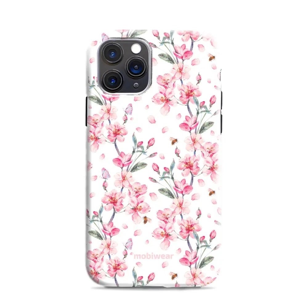 Etui ochronne do iPhone 11 Pro, Mobiwear Elite Pro, japoński bukiet