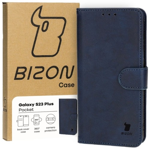 Image of Etui Bizon Case Pocket do Samsung Galaxy S23 Plus, granatowe