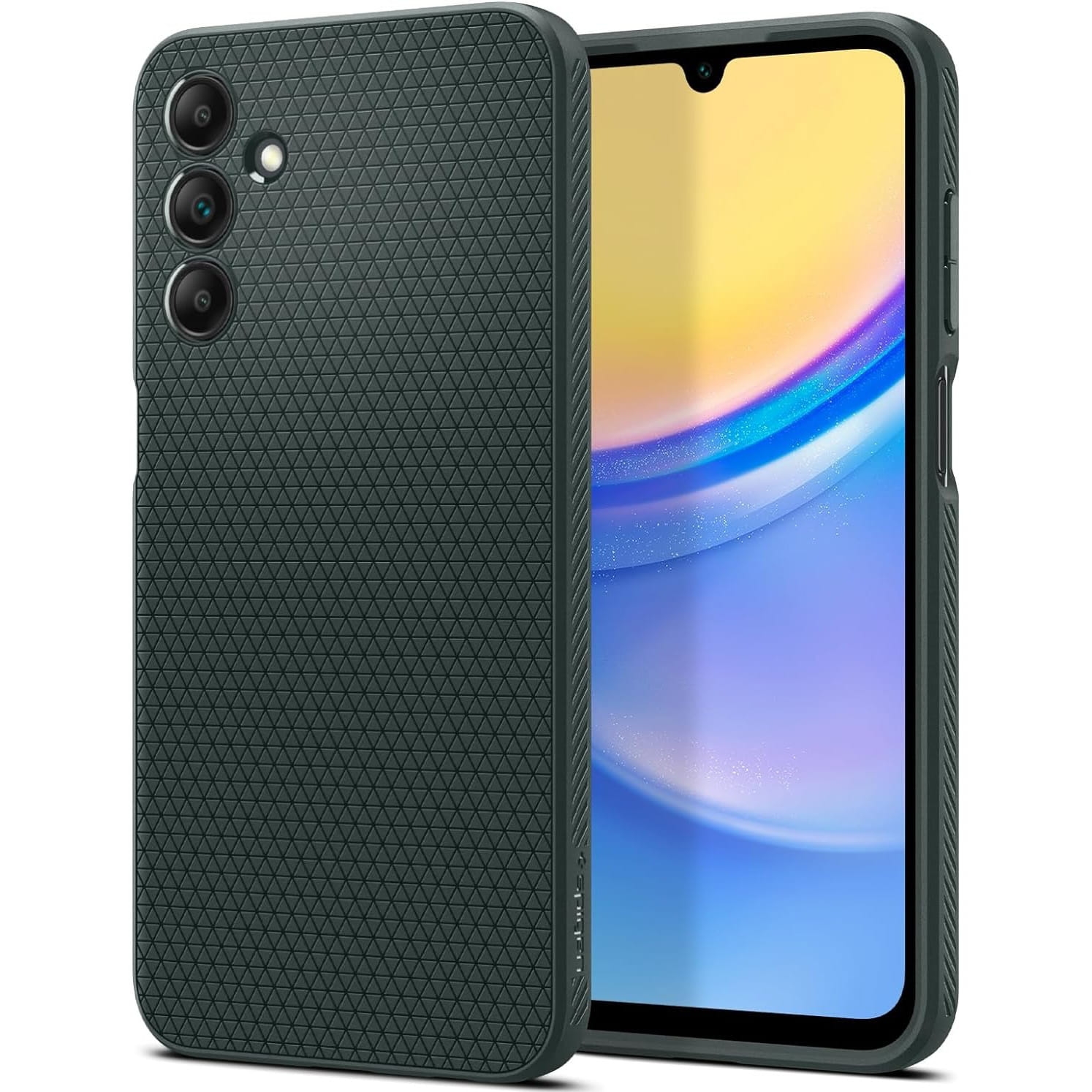 Image of Etui Spigen Liquid Air do Galaxy A15 5G / 4G, zielone