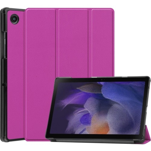 Image of Etui Bizon Case Tab Croc do Galaxy Tab A8 2021, ciemnofioletowe