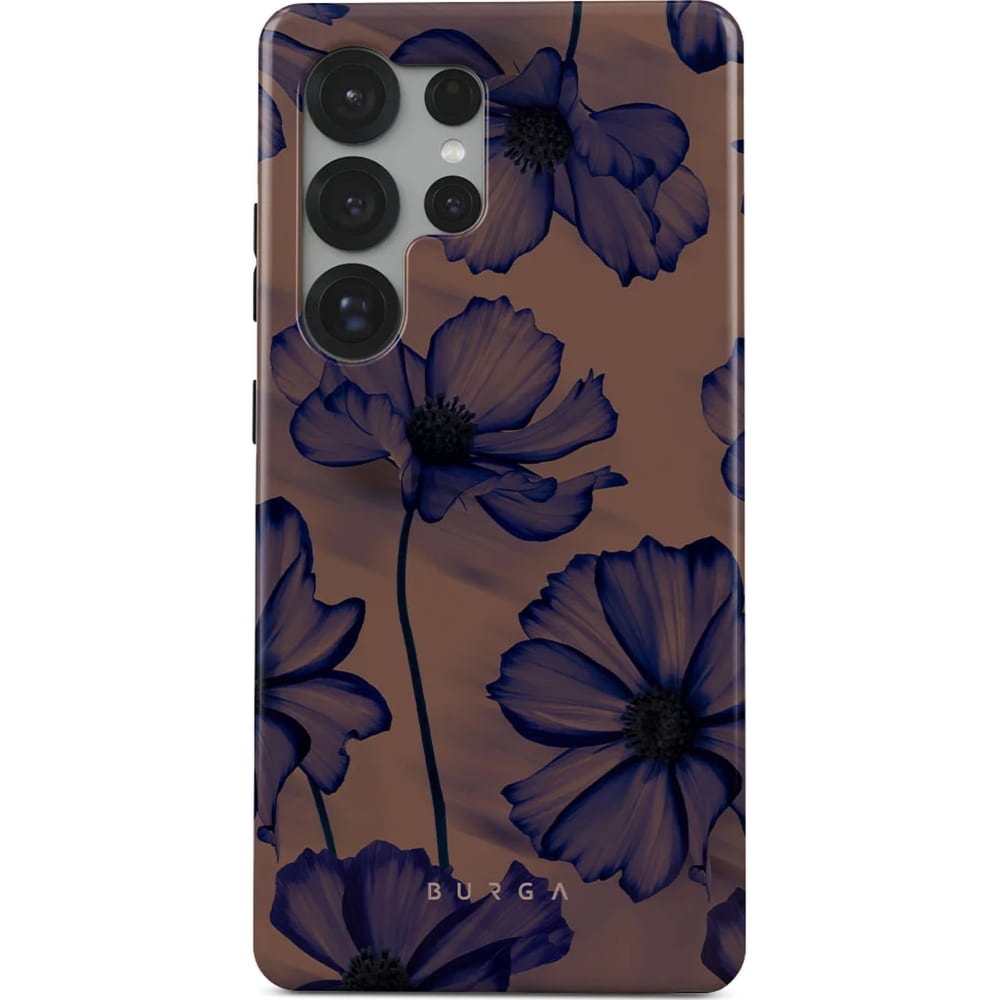 OUTLET: Etui Burga Velvet Night Tough do Galaxy S25 Ultra, brązowo-granatowe