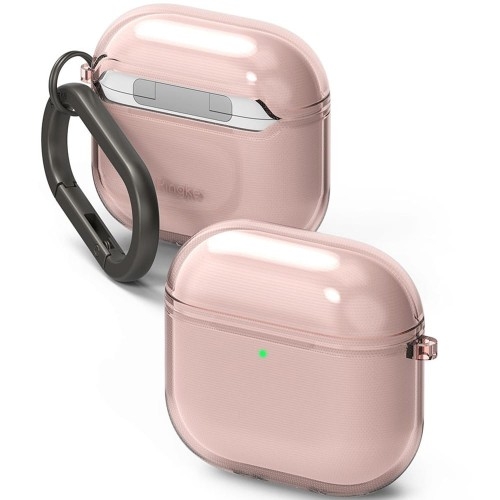 Image of Etui Ringke Air do Apple AirPods 4, przezroczysto-różowe