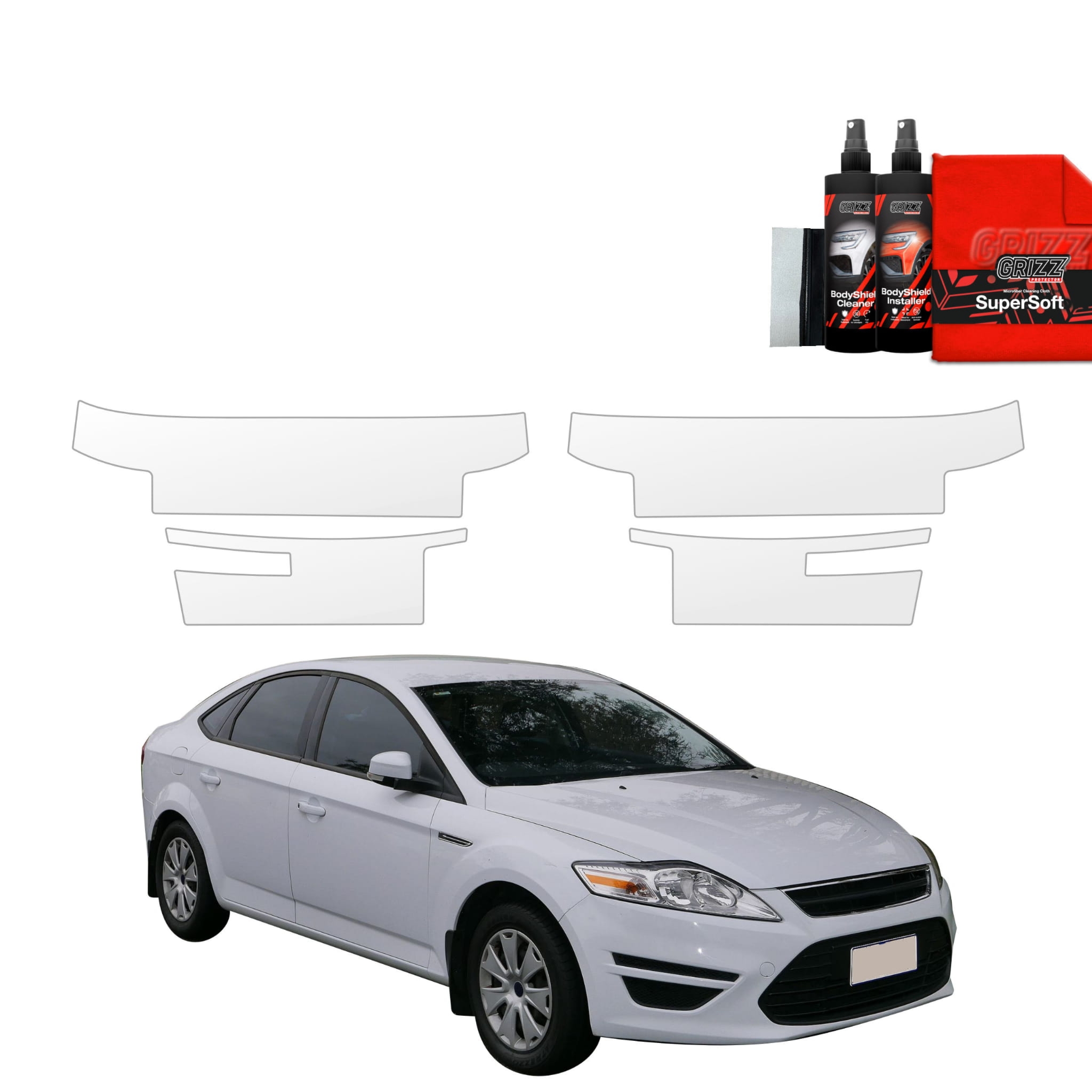 4w1 Folia ochronna na progi Grizz Protector do Ford Mondeo Mk4 (2010-2014)