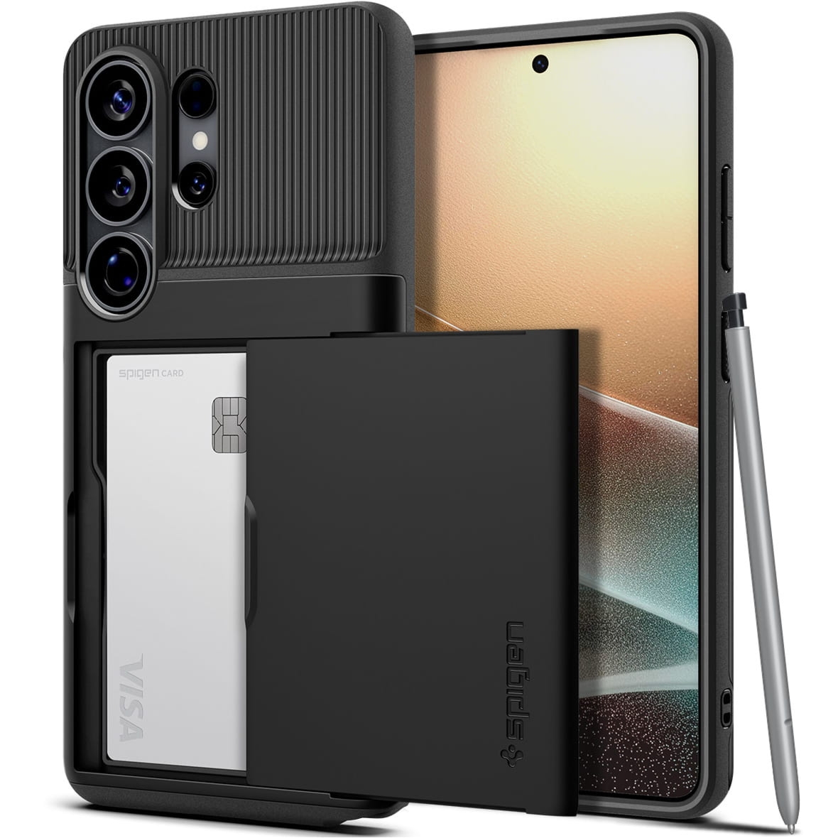 Etui Spigen Slim Armor CS do Galaxy S26 Ultra, czarne