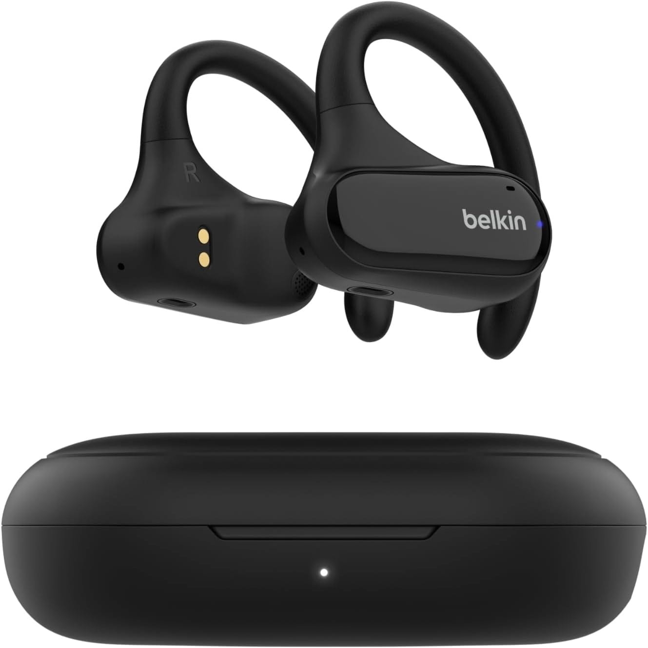 Słuchawki douszne bezprzewodowe z mikrofonem Belkin SoundForm ClearFit Open-Ear, czarne