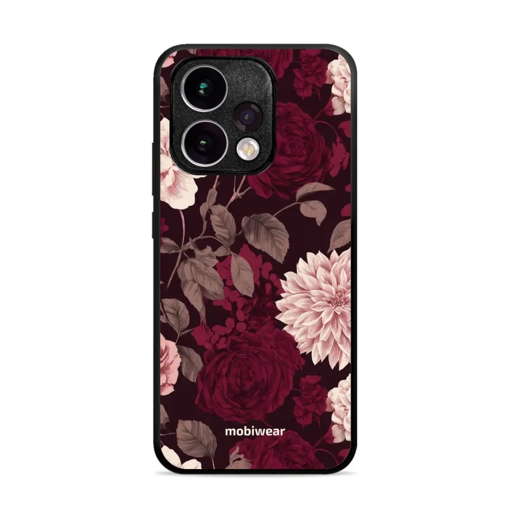 Etui ochronne do OPPO Reno15, Mobiwear Glossy Case, wino i dalie